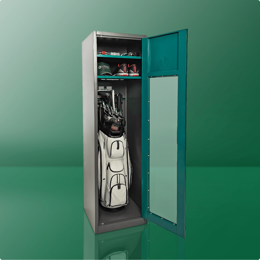 Golf Equipment Storage Rack