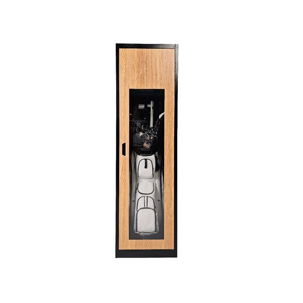 Golf Storage Cabinet | Satin Black Premium Locker | Links Lockers