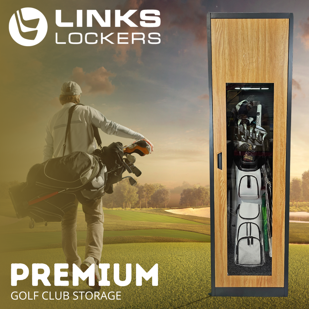 Locker Golf Course Links Lockers - Home Golf Equipment Storage Solutions